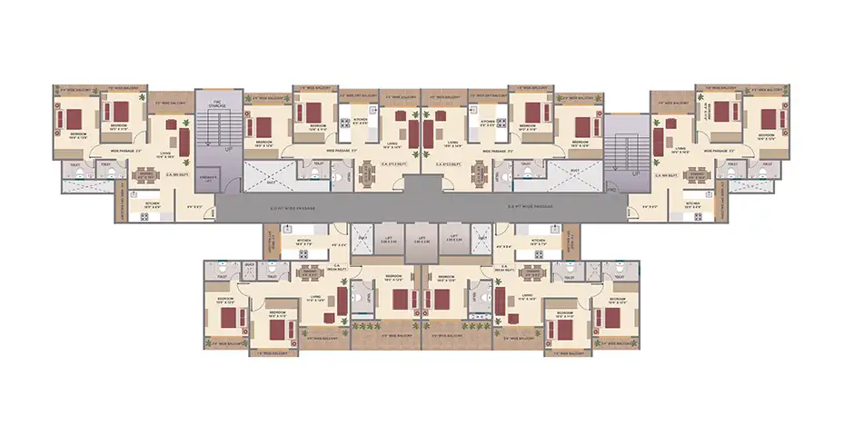 Desai Celeste Khadakpada Floor Plans