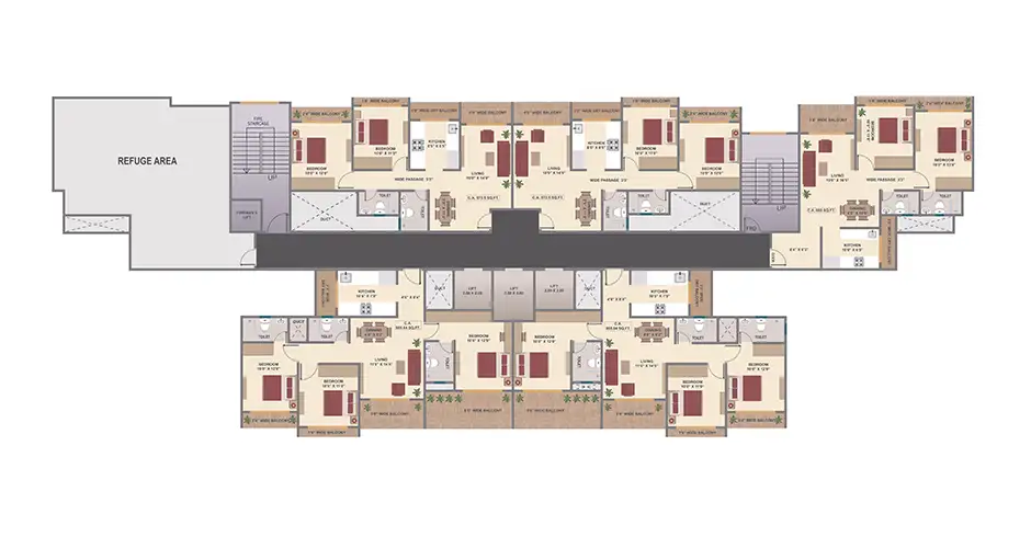 Desai Celeste Khadakpada Floor Plans